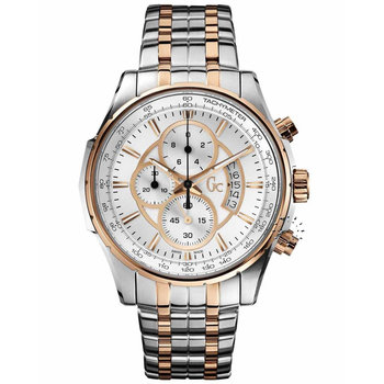 GUESS Collection Chrono Two Tone Stainless Steel Bracelet