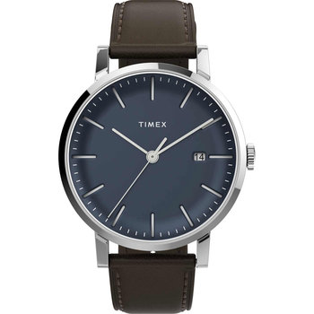TIMEX Trend Midtown Brown Leather Strap