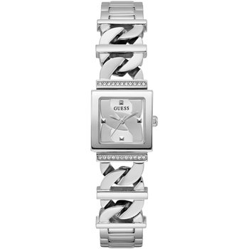 GUESS Runaway Crystals Silver Stainless Steel Bracelet