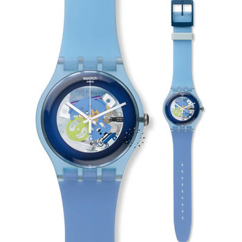 SWATCH Cool Me Blue Rubber Strap
