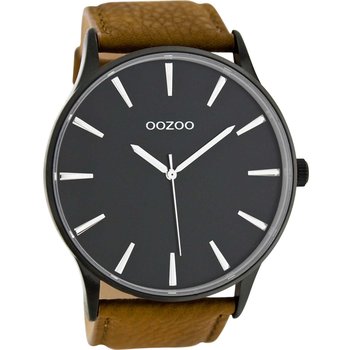 OOZOO XL Timepieces Brown Leather Strap