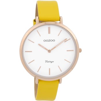 OOZOO Vintage Yellow Leather Strap