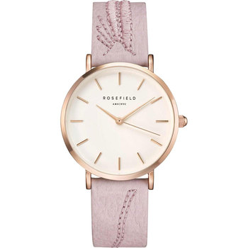 ROSEFIELD City Bloom Pink Leather Strap