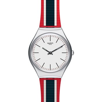 SWATCH Skinflag Multicolor Silicone Strap