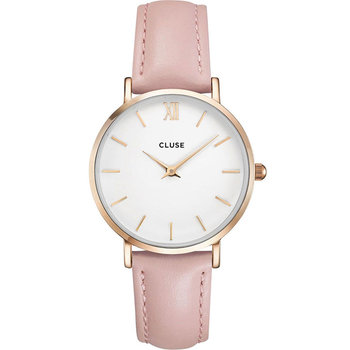 CLUSE Minuit Pink Leather Strap