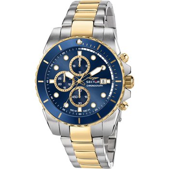 SECTOR 450 Chronograph Two Tone Stainless Steel Bracelet