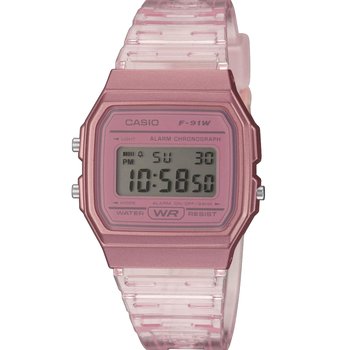 CASIO Collection Chronograph Pink Plastic Strap