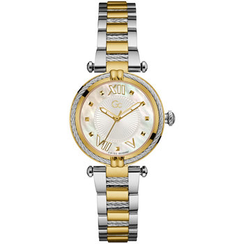 GUESS Collection Ladies Two Tone Stainless Steel Bracelet