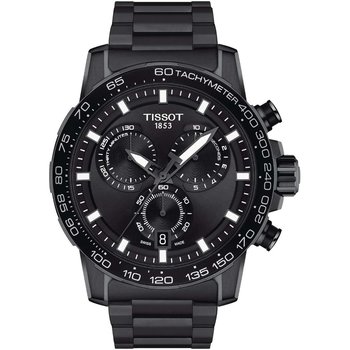 TISSOT T-Sport Chronograph Black Stainless Steel Bracelet