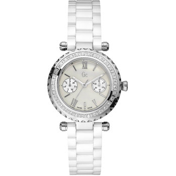 GUESS Collection Crystals White Ceramic Bracelet