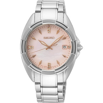 SEIKO Conceptual Crystals Silver Stainless Steel Bracelet