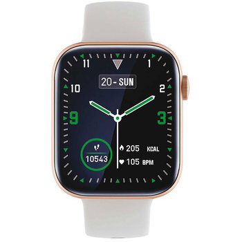 TEKDAY Smartwatch White Silicone Strap