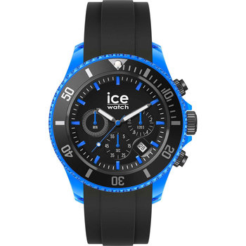 ICE WATCH Chrono with Black Silicone Strap (XL)