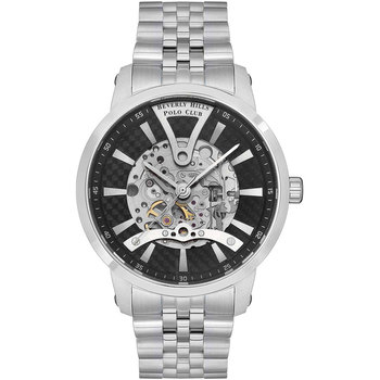 BEVERLY HILLS POLO CLUB Automatic Silver Stainless Steel Bracelet