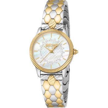 JUST CAVALLI Glam Crystals Two Tone Stainless Steel Bracelet