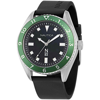 NAUTICA N83 Finn World Black Silicone Strap