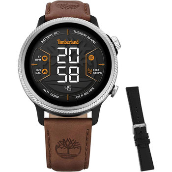 TIMBERLAND Trail Force S1 Smartwatch Brown Leather Strap Gift Set