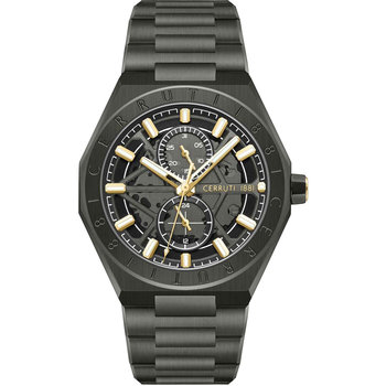 CERRUTI Ravello Black Stainless Steel Bracelet