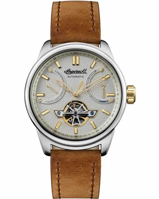 INGERSOLL Triumph Automatic Brown Leather Strap