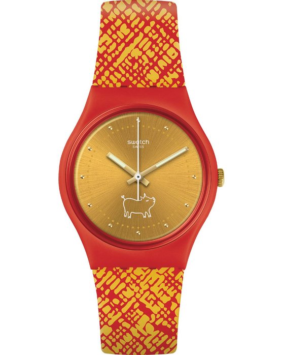 SWATCH Gem Of The New Year Two Tone Silicone Strap