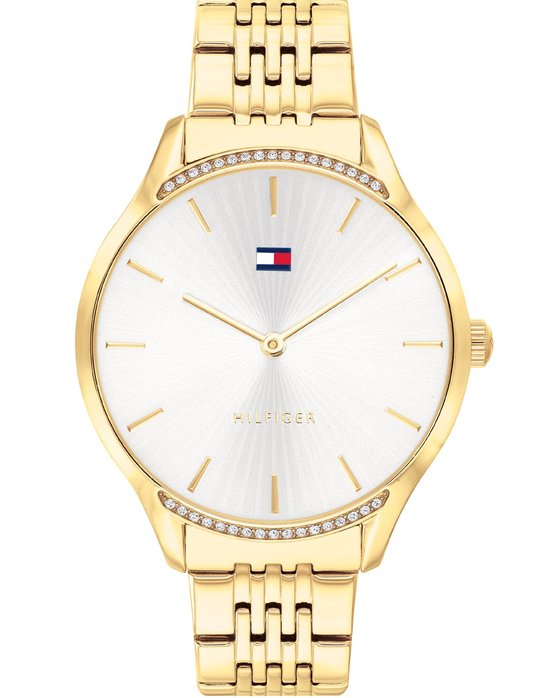 Τοmmy HILFIGER Ladies Crystals Gold Stainless Steel Bracelet