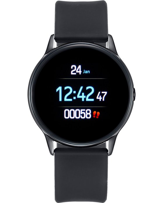 VOGUE Cosmic Smartwatch Black Silicone Strap