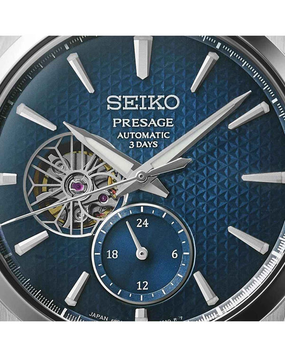 SEIKO Presage Ao Automatic Silver Stainless Steel Bracelet
