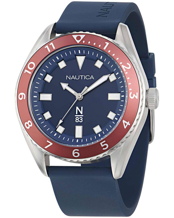 NAUTICA N83 Finn World Blue Silicone Strap