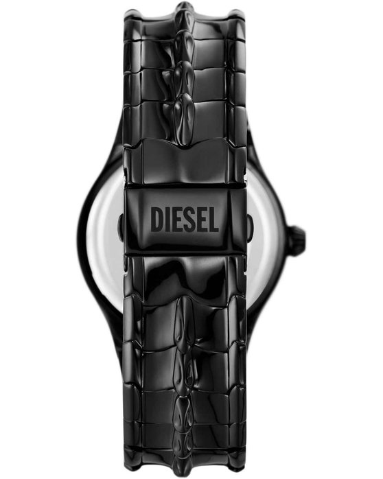 DIESEL Vert Black Stainless Steel Bracelet