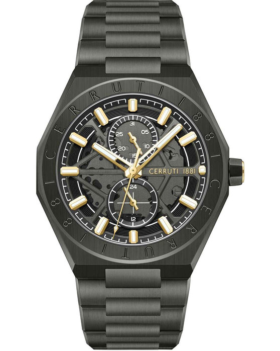 CERRUTI Ravello Black Stainless Steel Bracelet