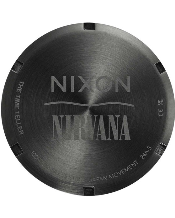 NIXON Nirvana Time Teller Black Stainless Steel Bracelet