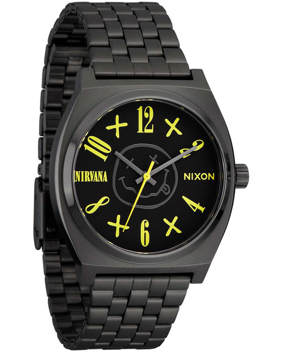 NIXON Nirvana Time Teller Black Stainless Steel Bracelet