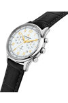 LUCIEN ROCHAT Montreux Chronograph Black Leather Strap