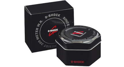 G-SHOCK Dual Time Chronograph Black Rubber Strap