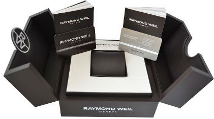 RAYMOND WEIL Toccata Grey Leather Strap