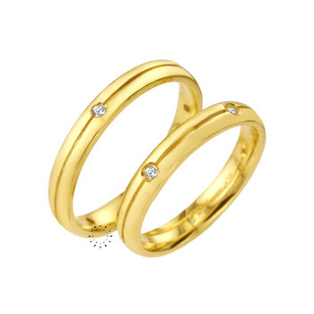 Wedding rings from 14ct Gold