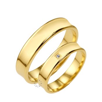 Wedding rings from 14ct Gold