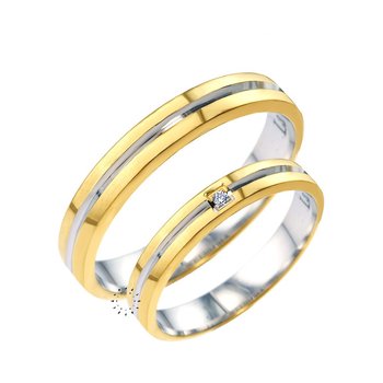 Wedding rings from 14ct Gold