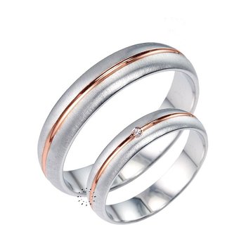 Wedding rings from 14ct Rose