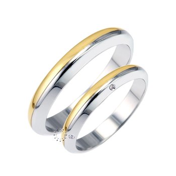 Wedding rings from 14ct Gold