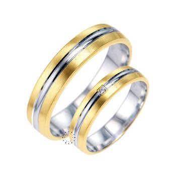 Wedding rings from 14ct Gold