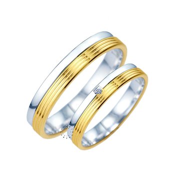 Wedding rings from 14ct Gold