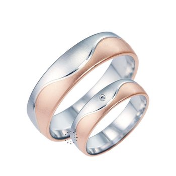 Wedding rings from 14ct Rose