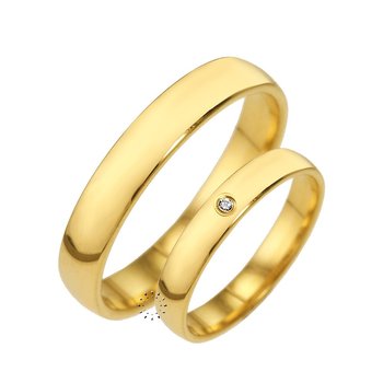 Wedding rings from 14ct Gold