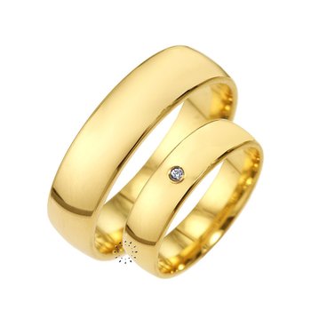 Wedding rings from 14ct Gold