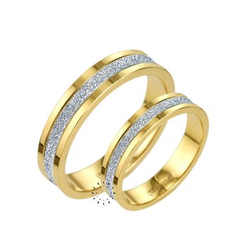 Wedding rings 14ct Gold and