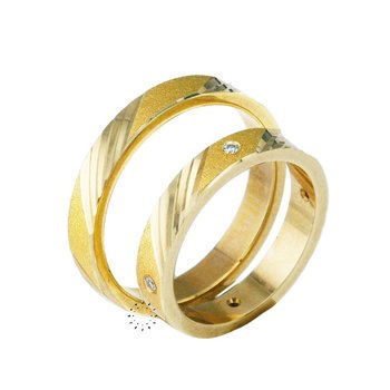 Wedding rings 14ct Gold