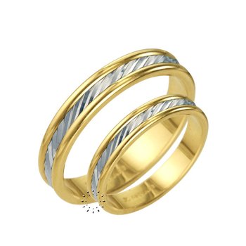 Wedding rings 14ct Gold and