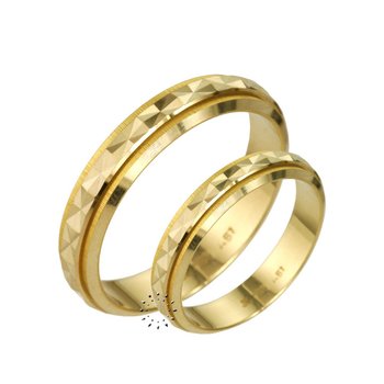 Wedding rings 14ct Gold