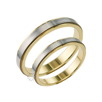 Wedding rings 18ct Gold and